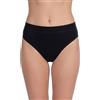 EGI Confezione da Due Slip Donna Altezza Midi in Cotone Elasticizzato, Mutande Donna Cotone Morbido e Traspirante Multipack Bipack, Bianco Nero, Articolo 600