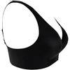 Generico Leilieve by Manicardi Reggiseno RelaxBra Tecnologia Innovativa in Silicone Morbido Coppe Estraibili Maximum Support Taglio Laser Invisibile (IT, Taglia della coppa & Taglia della fascia, B, 2, Nero)