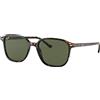 RAY-BAN Occhiali da Sole LEONARD RB 2193 Dark Havana/G- Green 53/18/145 unisex