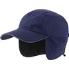 Magracy, Cappello da baseball da uomo, impermeabile, invernale, con visiera e paraorecchie, blu navy, Taglia unica
