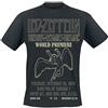 LED Zeppelin T Shirt Tsrts World Premier Band Logo Nuovo Ufficiale Uomo