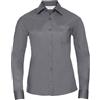 Russell - Camicia Maniche Lunghe - Donna (XXXL) (Argento)