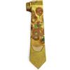 ASVP Shop Cravatta artistica con girasoli - Cravatta floreale Van Gogh da uomo | Regalo classico per insegnanti, artisti e appassionati di musei