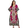 Art of Creation Signore Lungo Caftani Kimono Maxi Style Abiti Donne in Regolare a Plus Size Coprire, Rosa, Taglia Unica