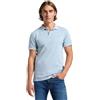 Lee - Polo Uomo - vestibilità Regular - Garment Dye Polo - Grigio Cemento
