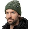 TOP-EX DryKnit™ Berretto invernale unisex per uomo donna con fodera in caldo pile, 100% impermeabile e antivento, per pioggia, neve, freddo e umido, Verde_Impermeabile, S-M