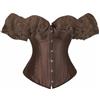 Yekdmxop Corsetto Nero Donna Elegante Nero Curvy Corsetti intimo Medievale Slim Corpetto top Stringivita Sexy Bustino corsetto Con Spalline Curvy Pirata Bustier Top Shapewear Gotico Carnevale Vampiro Halloween