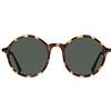 KOMONO Madison Tortoise Unisex Round Cellulose Propionate Sunglasses for Men and Women with UV Protection and Scratch-Resistant Lenses