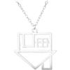 Generico Moda creativa Rock Musica di quartiere Ciondolo Logo della casa svuotata Collana Street Niche Accessori regalo per feste