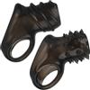 BDSMYEE 2 PCS Sleeve Guaina Fallica per Uomini, Guaina Pene Sex Toys Ritardare L'eiaculazione Precoce Giocattoli Sessuali Erotici Maschili Anello del Pene (Nero)