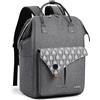 Lekesky Zaino Donna, Multiuso Zaino Porta PC Donna 15.6 Pollici con Borsa Antifurto, Impermeabile Lavoro Laptop Elegante per Viaggio, Ufficio, Università