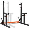 ISE Rack Palestra Multifunzione Supporto Bilanciere per Casa, Squat Rack Porta Bilanciere con Altezza Regolabile per Panca