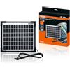 OSRAM BATTERYcharge SOLAR 5W, dispositivo di manutenzione batteria solare, ricarica batteria 12V, pannello solare impermeabile, protezione inversione di polarità