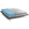 Talamo Italia - Materasso matrimoniale Sveva, Materasso sfoderabile in Memory Foam e Waterfoam, 100% Made in Italy, Anti acaro e Anallergico, Cm 180x200h21