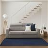 Dmora Talamo Italia - Divano letto 2 posti Aida, Sofà Soggiorno apertura girevole, Poggiatesta regolabili e Braccioli slim, 100% Made in Italy, Cm 180x95h85, Tortora
