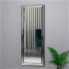 Dmora - Specchio Adrastea, Specchiera, Articolo d'arredo a muro, Decorazione con specchio, 40x3h105 cm, Argento