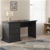 Dmora - Scrivania Françoise, Scrittoio Multiuso, Tavolo per Ufficio Porta PC, Piano di Lavoro, 130x62 h74 cm, Grigio