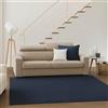 Dmora Divano Fisso 2 posti Monica, Sofà in Tessuto Imbottito, Poggiatesta Regolabili e Braccioli Standard, 100% Made in Italy, Cm 200x95h85, Beige