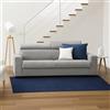 Dmora Talamo Italia - Divano letto 3 posti Aisha, Sofà Soggiorno apertura girevole, Poggiatesta regolabili e Braccioli slim, 100% Made in Italy, Cm 200x95h85, Grigio