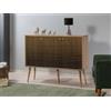 Dmora - Credenza Nunki, Buffet da soggiorno, Madia da salotto, Dispensa da cucina, 120x36h90 cm, Quercia