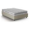 Talamo Italia - Letto piazza e mezza Rebecca, Letto contenitore con rivestimento in tessuto, 100% Made in Italy, Apertura frontale, con materasso Cm 120x200 incluso, Bianco