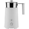 Alessi Plissé MDL13 W - Cappuccinatore Multifunzione ad Induzione, in Resina Termoplastica con Bricco in Acciaio Inossidabile, Spina Europea, 600 W, 35 cl, Bianco