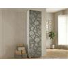 Dmora Armadio Multiuso a 1 Anta Battente, 100% Made in Italy, Mobile portascarpe da Ingresso con 7 Ripiani Interni, cm 50x30h182, Colore Olmo e Fantasia