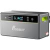 FOSSiBOT FBP1200 Centrale elettrica portatile da balcone con accumulo, Batteria LFP 1,98kWh, Espandibile fino a 39,16kWh, Microinverter All-in-One, 6500 Cicli di Carica Power station, Plug & Play