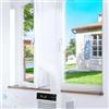 Gruntbear 500CM（197'') Universale Guarnizione Finestra Condizionatore,Portatile Climatizzatore per Finestre Kit, Air Conditioner Window Seal per Tutti Condizionatori Mobili e Asciugatrici, Facile da Installare
