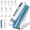 QUELLE Penna Microneedling Hydra.pen H5,Dermapen Professionale con EMS,Display Digitale a LED, Base con Sensore Intelligente,8 Cartucce (12/36/HR Pins),Dermapen Microneedling per la Cura Della Pelle