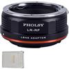 PHOLSY Manuale Adattatore per Lente: Compatibile con Obiettivi Leica R e Corpo Fotocamera Canon RF (EOS R-Type), Leica R su RF
