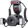 YONGNUO YN24EX TTL Macro Flash Speedlite 2 pz Flash Heads 4 pz Anelli Adattatore per fotocamere Canon DSLR