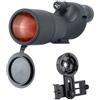 QAXRZCUCD Telescopio HD 25-75x70/60 Zoom Monoculare WatchingBird Potente Cannocchiale Impermeabile A Lungo Raggio For Le Riprese In Campeggio Turismo Oculare Potente E Ingrandimento(25-75x60 Black A)
