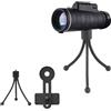 QAXRZCUCD Telescopio Monoculare 60x40 Ad Alta Potenza For Adulti Portatile Con Treppiede For Il Campeggio Di Caccia Al Birdwatching Oculare Potente E Ingrandimento
