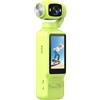Introti Videocamera 4K HD Vlogging con obiettivo di rotazione di 180 gradi, con schermo da 2,9 pollici, per ciclismo, viaggi, sport e attività all'aperto (verde)