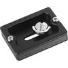 KOCKSHION Quick Release Plate per Fotocamera Piastra Sgancio Rapido in Alluminio per Treppiede Compatibile con Benro Kirk Gangrenboqi con Tappi Antiscivolo