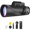 QAXRZCUCD Potente Telescopio Monoculare 12X50 Ad Alta Definizione A Lungo Raggio Con Prisma BAK4 Binocolo Rivestito FMC Lll Visione Notturna For Il Turismo Oculare Potente E Ingrandimento(All accessories)