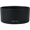 Lapiglo Paraluce ES-71 II compatibile con Canon EF 50 mm f/1.4 USM, parasole in plastica che blocca la luce diffusa - Protezione per obiettivo della fotocamera