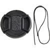 RiseNova Copriobiettivo anteriore a scatto compatibile con 49 52 55 58 62 67 72 77 82 mm Filetti filtro per DSLR e fotocamere mirrorless