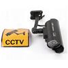 Dpofirs Telecamera di Sicurezza Fittizia, di Sorveglianza CCTV Simulato con Luce Rossa Lampeggiante con Design Realistico per l'ufficio del Negozio di Casa
