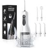 OasiSmile Idropulsore Dentale, Irrigatore Orale con 4 Modalità e 5 Ugelli di Ricambio, Impermeabile IPX7 Idropulitrice Elettrico Professionale per Risolvi I Problemi Orali e Sbianca i Denti, Ricarica USB Bianco