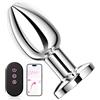 Cacuola Vibratore per Uomo Sex Toys Plug Anale 10 Modalità, Vibratoreper Donna