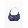 Desigual, Borsa denim media, Donna, Cotone, Blu, U