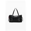 Desigual, Borsa shopping grande, Donna, Poliuretano, Nero, U