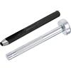 QUARKZMAN 4mm Dia Cavo Foro Punzone e 4mm Occhiello Foro Punzone Matrice Strumento per Pelle Guarnizione Cinturino, 2pz