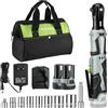 WORKPRO Chiave a Cricchetto Elettrica Senza Fili 12V, Chiave a Cricchetto | a Batteria, 3/8, 55Nm, con 2 Batterie da 2,0Ah, 1 Caricabatterie Rapido, 1 Base di Ricarica e 9 Accessori per Bussola