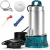 UtaUla Pompa sommersa compatibile con batteria Makita da 18 V, pompa dell'acqua con tubo da 10 m, cavo di collegamento da 5 m, ideale per piscina, letto d'acqua, irrigazione giardino (senza batteria)
