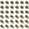 QUARKZMAN 36Pz Mini Pomelli per Mobili 12mm Manopole Tonde Bronzo