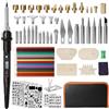 LURICO 103 Pezzi Kit Saldatore Portatile Per Pirografia 80W Saldatore a Stagno Kit