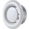 Steinberg14 100mm Valvola a Disco Regolata - Diffusore Rotondo da Soffitto - Griglia di Ventilazione in Metallo